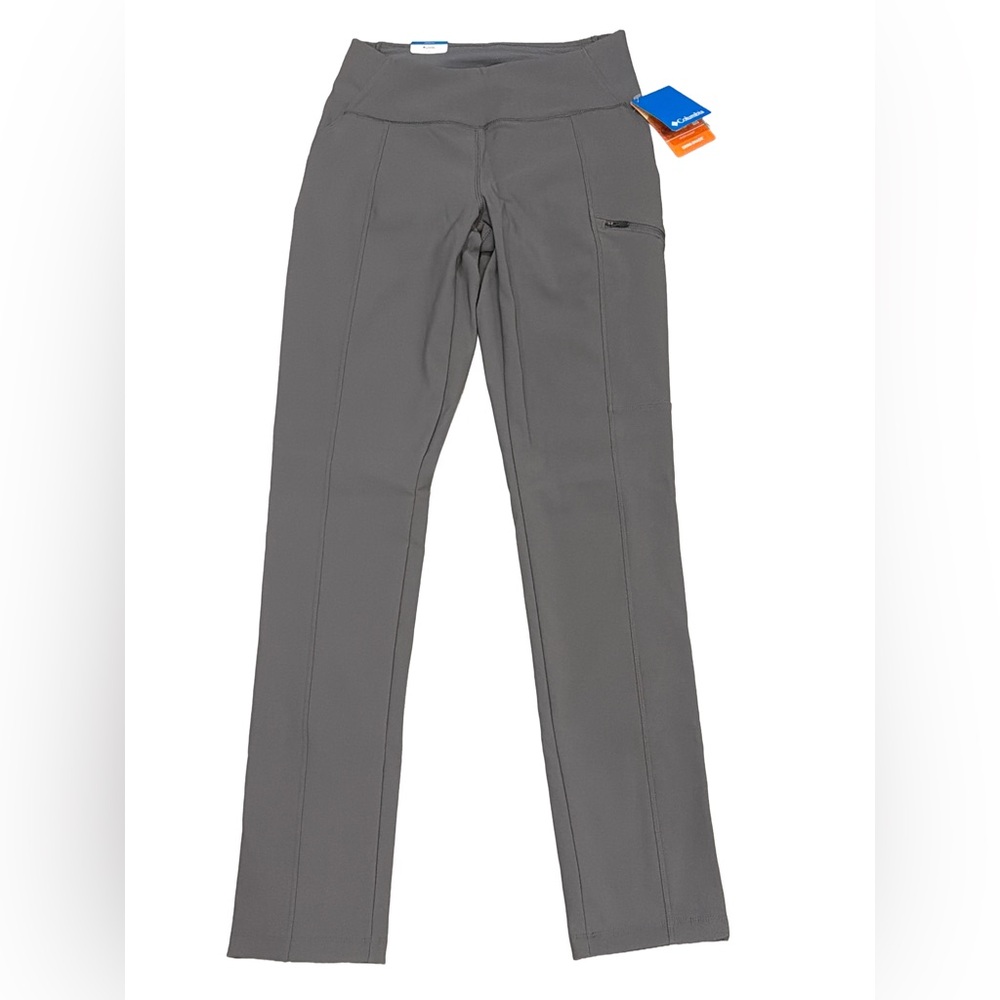 NWT Columbia Women's Omni Shade Fleece Lined Active Reg Fit Pant Straight Leg SM